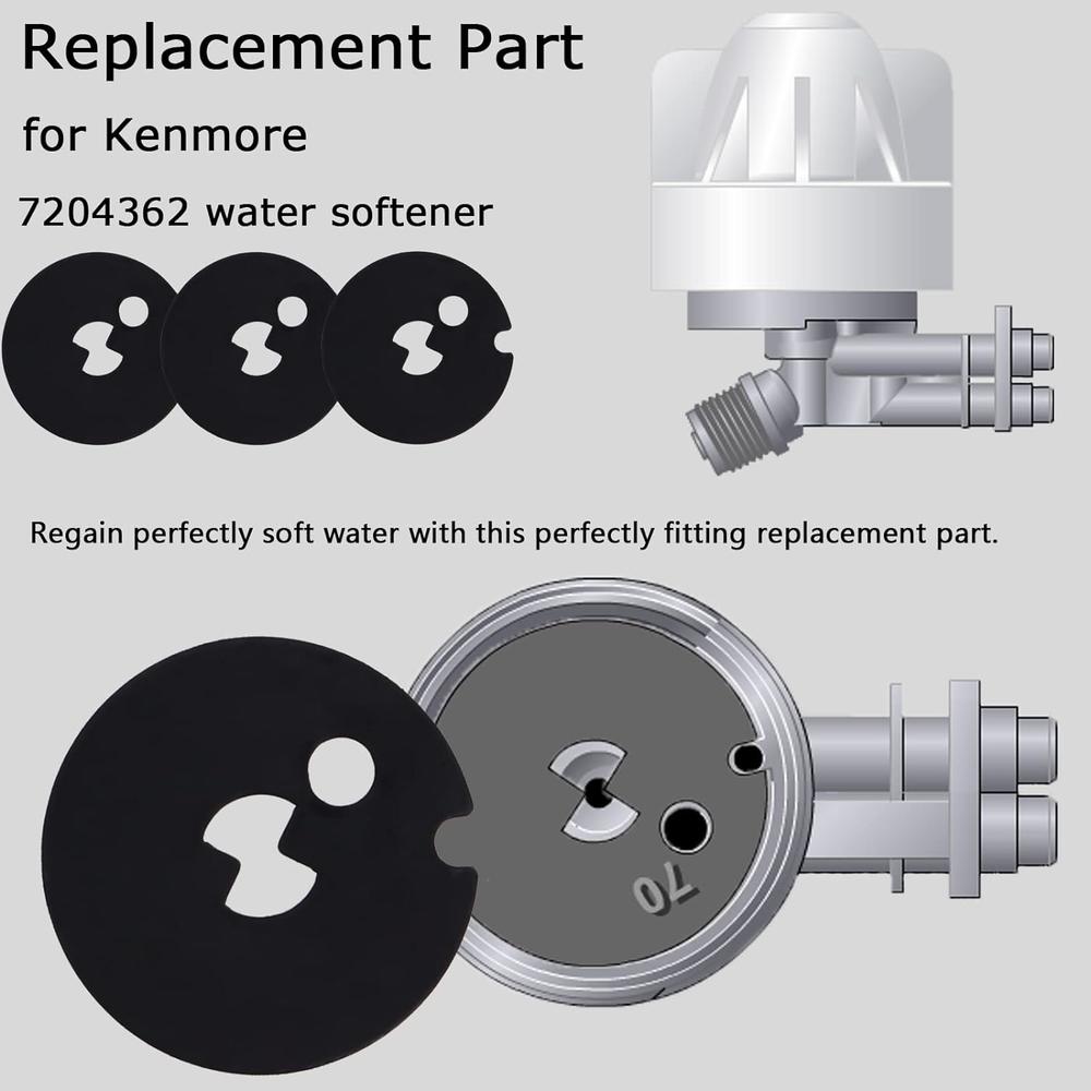 Generic 7204362 Water Softener Venturi Gasket Replacement, Compatible with Whirl-Pool, Ken-More, Ken-More Eli-te