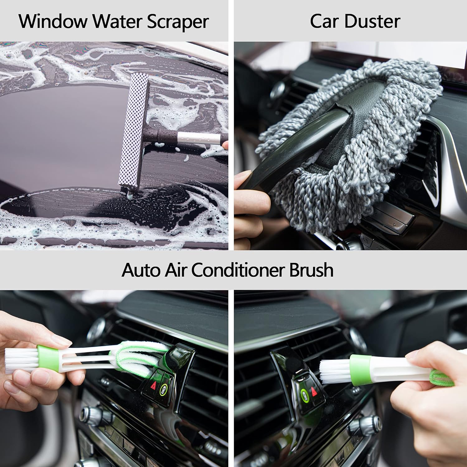 HLWDFLZ 27pcs Car Wash Cleaning Tools Kit Car Detailing Set - Blue Car Wash  Kit Interior and