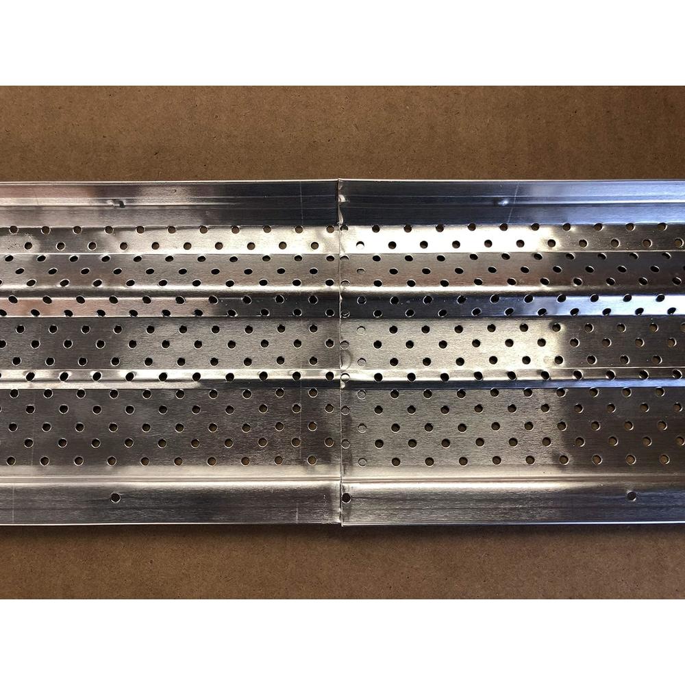 A-M Seamless Gutters, LLC A-M Aluminum Gutter Guard Sample Pack - Includes Both 5 inch and 6 inch Width Samples (7 inch in Length, Mill Finish)