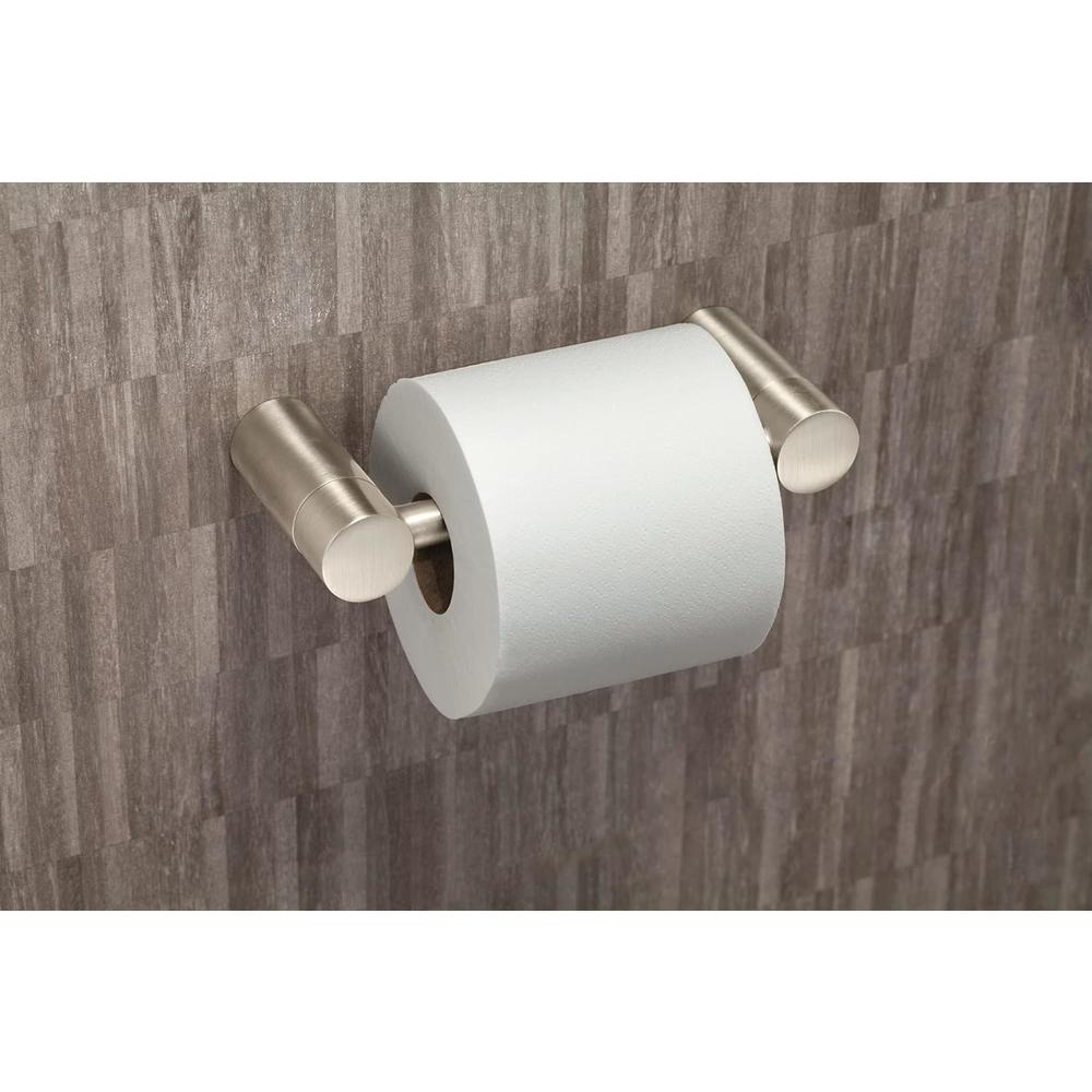 Moen CSI YB0408CH Align Modern Double Post Wall Mount Pivoting Toilet Paper Holder, Standard, Chrome