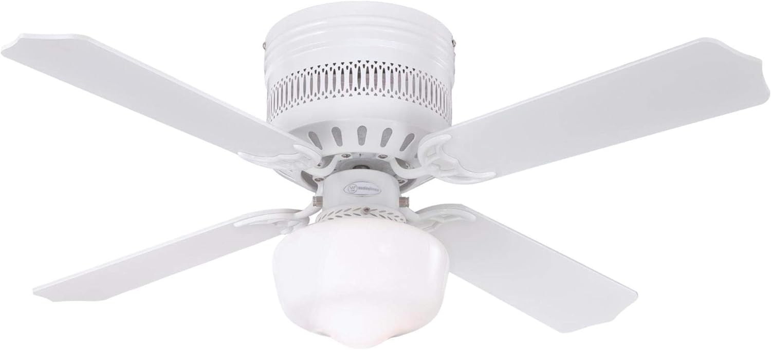 Westinghouse 7231200 Casanova Supreme Indoor Ceiling Fan with Light, 42 Inch, White