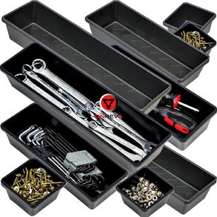 ONREVA Tool Box Organizer Tray Set, Toolbox Storage Non-slip