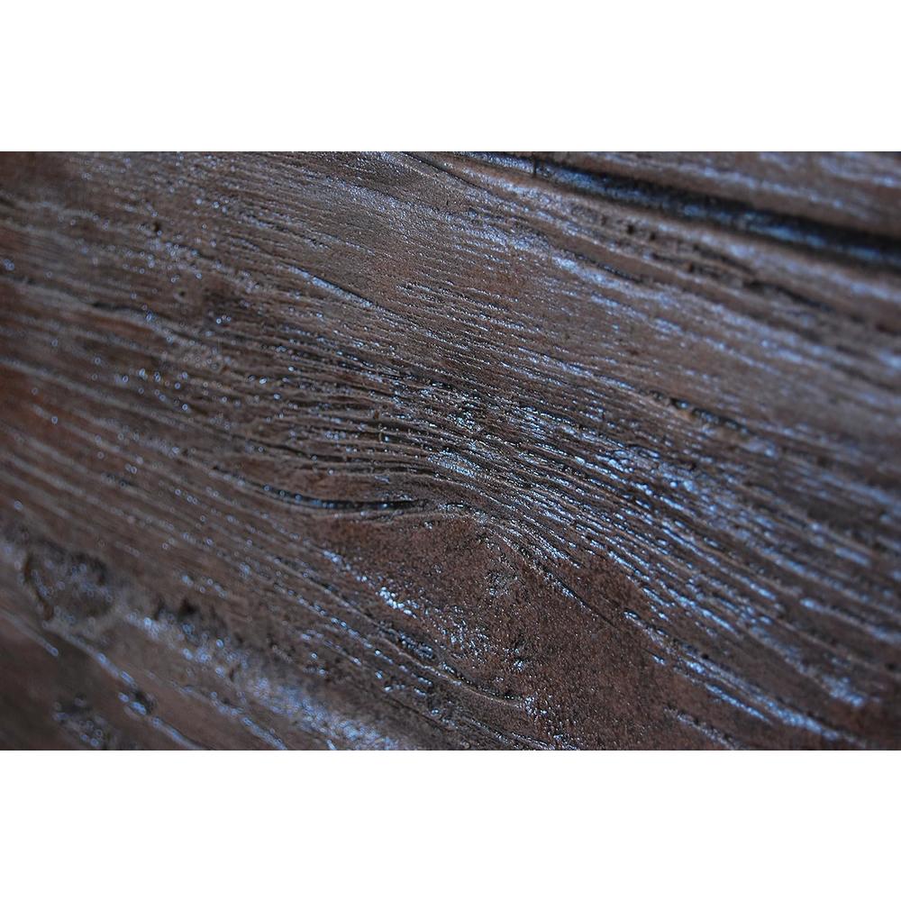 Walttools Weatherwood Plank Concrete Stamp Single  | Realistic Hardwood Slabs, Sturdy Polyurethane Texturing Mat, Decorative Lumber Detai