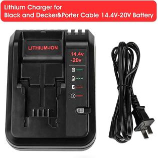 Dosctt iSH09-M422042mn Charger Compatible with Black and Decker 20V Lithium  Battery LBXR20 LBXR2030 LB2X4020 Compatible with Porter Cable 20V Lithium