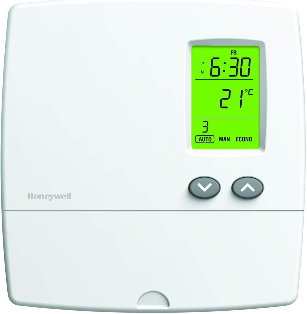 Honeywell YRLV4300A1014/E2 Programmable Electric Baseboard Heater Thermostat/Reads out in Celsius, Convertible to Fahrenheit with Menu
