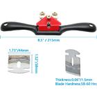 Jiozermi 9 Adjustable Spokeshave with 4 Pcs Replacement Metal Blade,  Woodworking Plane, Hand Planer for Wood Craftsman, Wood Carve