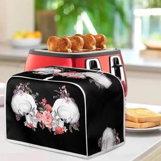 Doojoayie Doo-LSS0457P58-07 Color Flowers 2-Slice Toaster Cover for Women  Appliance Cover Stain Resistant The Pioneer Woman Kitchen Accessories for  Most St