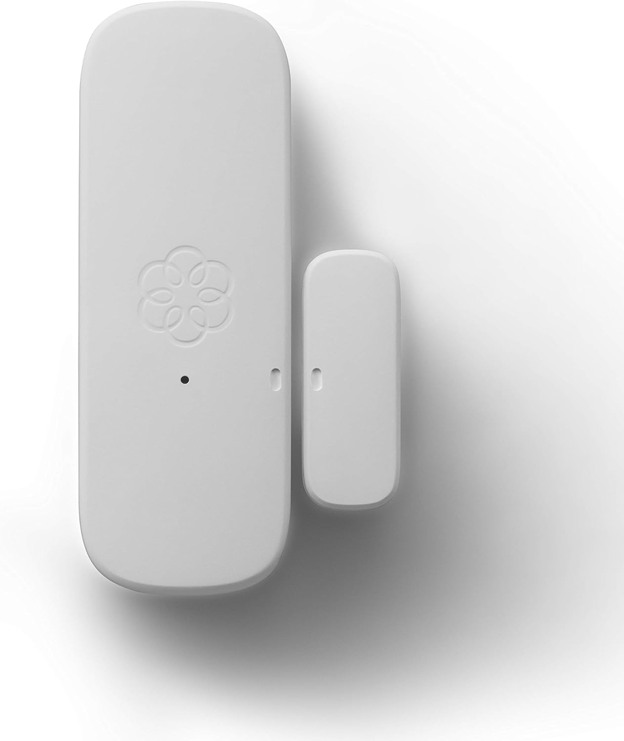 Generic Ooma Door and Window Sensor, works with Ooma Smart Home Security. No contracts and free self-monitor plan. Optional professiona