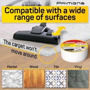 Generic Double Sided Carpet Tape - Rug Grippers Tape for Area Rugs and Hardwood  Floors - Carpet Binding
