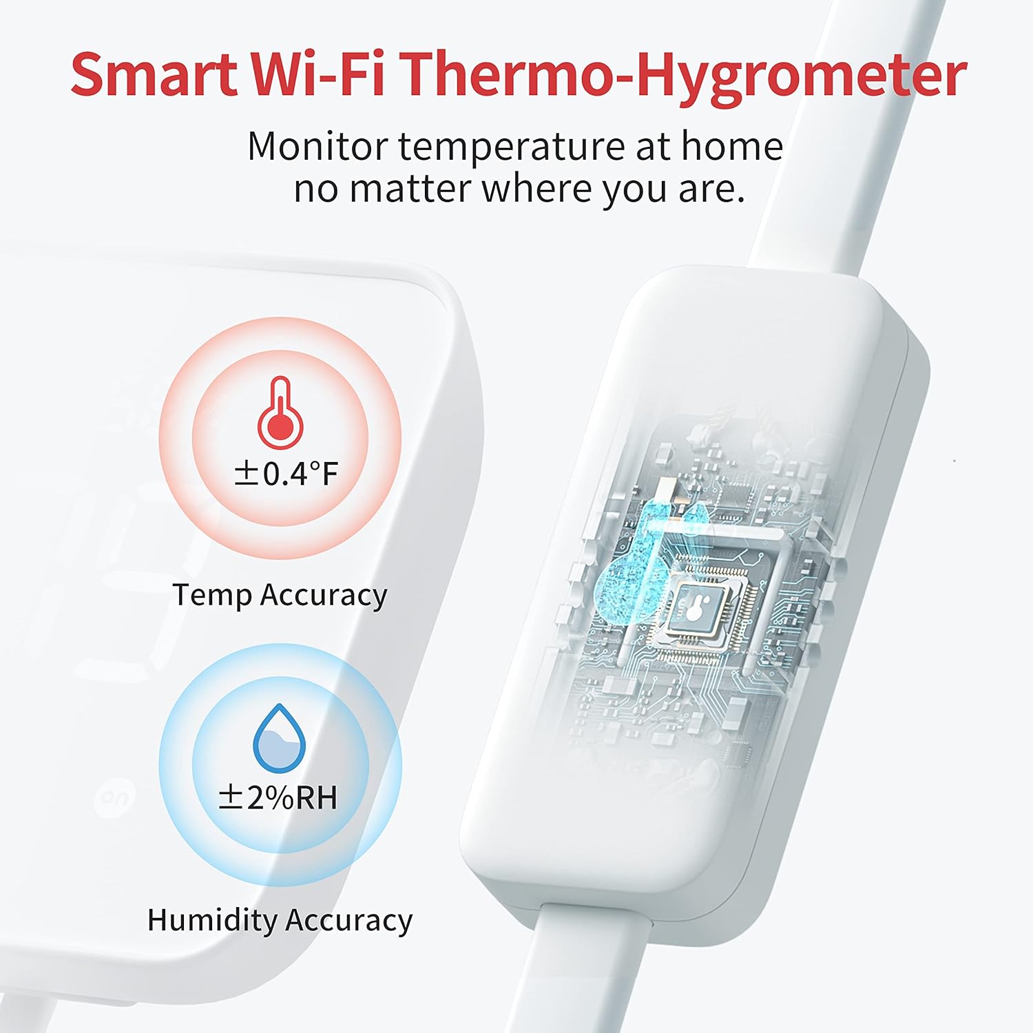 Generic SwitchBot Hub 2 (2nd Gen), work as a WiFi Thermometer Hygrometer, IR Remote Control, Smart Remote and Light Sensor, Link Switch