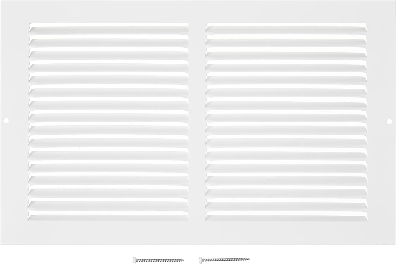 Amazon Basics 1RA1408WH White 14&#226;&#128;&#157; W X 8" H Return Air Grille Duct Cover for Ceiling and Wall 1 Pack