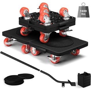 ZFULVO KPJC-A5 Furniture Dolly,Furniture Movers with 5  Wheels,360Â°Rotation Can be Spliced Wheels Furniture Mover  Dolly,Maxi