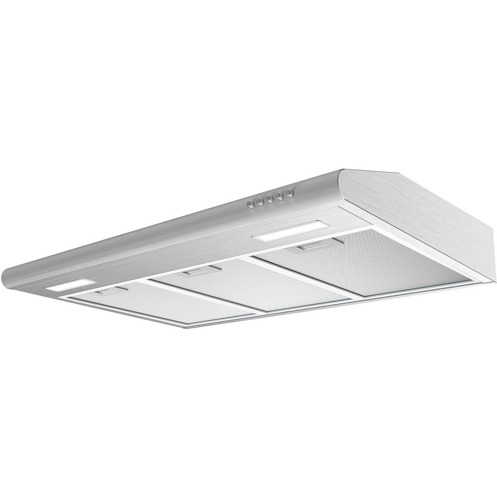 CIARRA Ductless Range Hood 30 inch Under Cabinet Slim Hood Vent for Kitchen Ducted and Ductless Convertible CAS75918BN