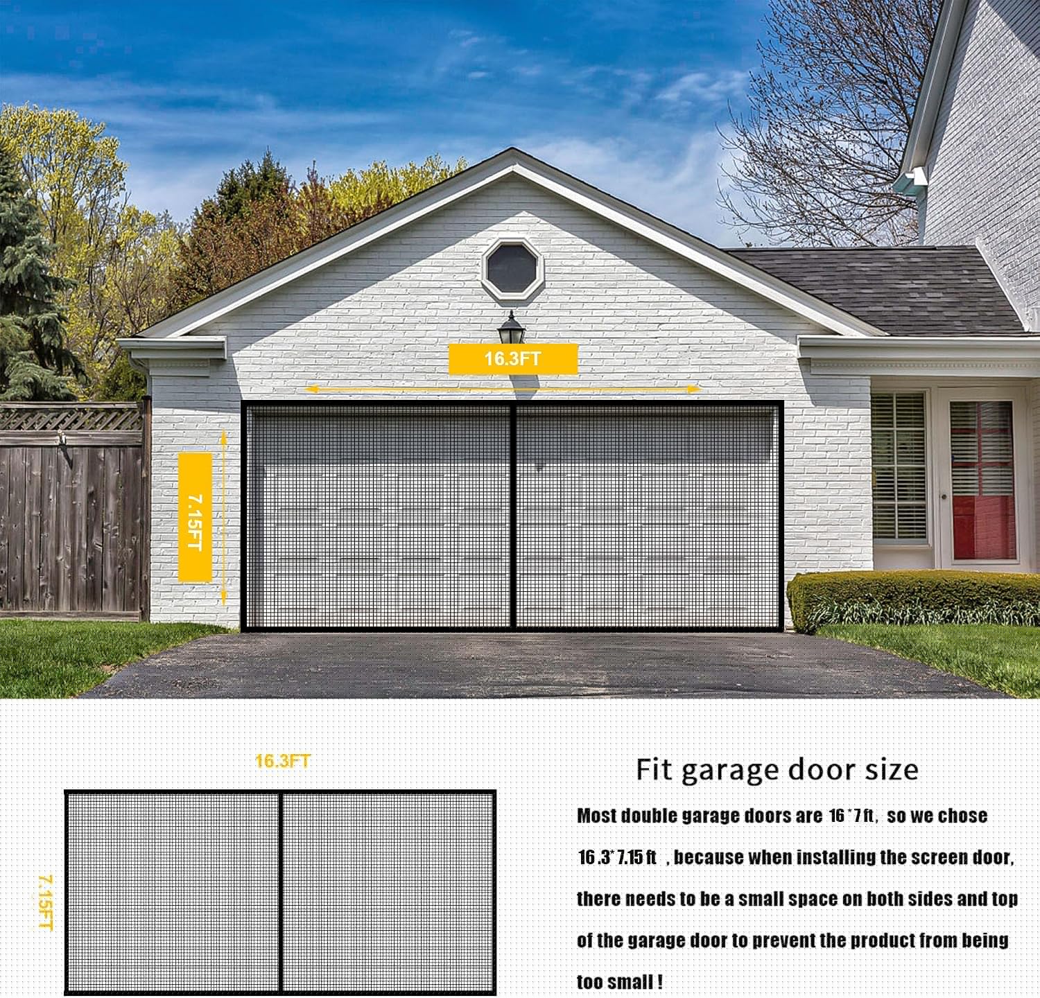 16x7 garage door insulation kit - United Kingdom