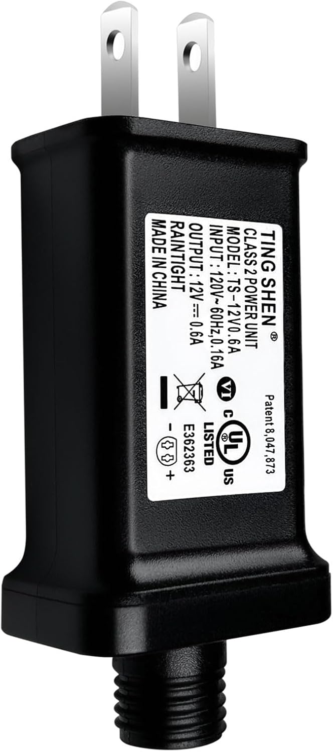 Replacement Yard Inflatable Adapter - 12V 1A Transformer Plug for