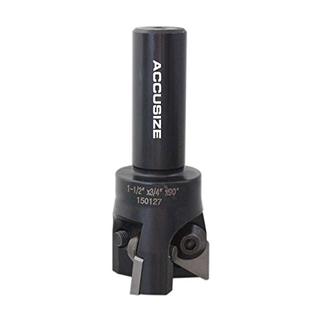 90 Degree 1-1/2" Indexable End Mill With 3/4" Shank & 3 TPG32 Inserts