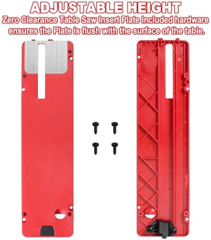 ZEROSERT Hercules Compatible Zero Clearance Table Saw Inserts - Laminated (2-Pack