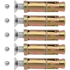 25 Square Head Bolts – 5/8-11 X 2-1/2 Inch, A307 Grade Steel, Unplated, 15/16” Drive