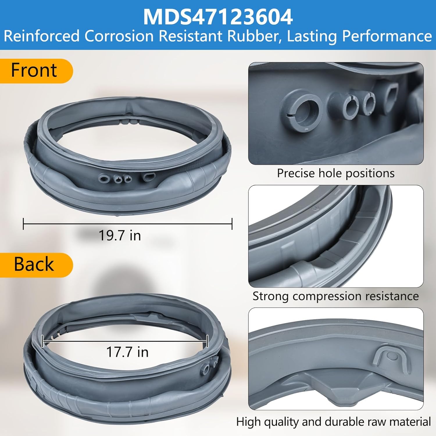Kit Cuscinetti E Guarnizioni For Vasca Lavatrice, Compatibile - Foto 2