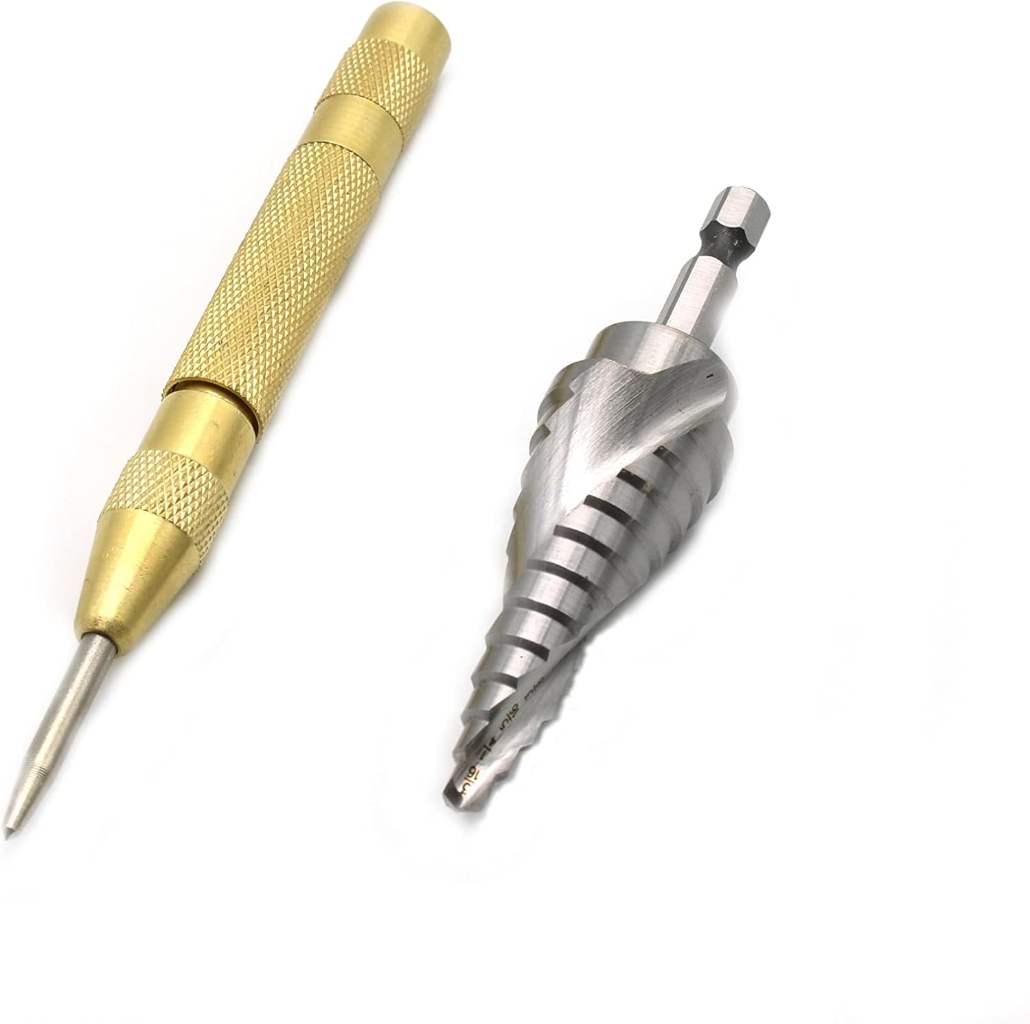 Punta Da Trapano A Gradino Da 3/16''-7/8'' Per Metallo, Punta Da Trapano A Gradino Per Flauto A Spirale 1 Pezzo, Rivestimento In AlTiN Resistente - Foto 10