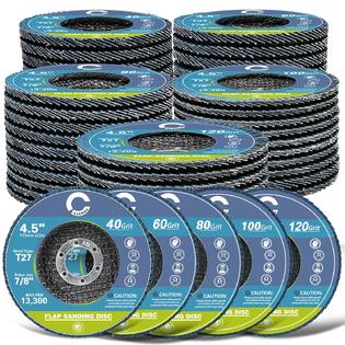 4.5 Zirconia High Density Flap Discs - T27 Sanding & Grinding Wheels for Angle Grinders 4.5 Zirconia High Density Flap Discs - T27 Sanding & Grinding Wheels for Angle Grinders
