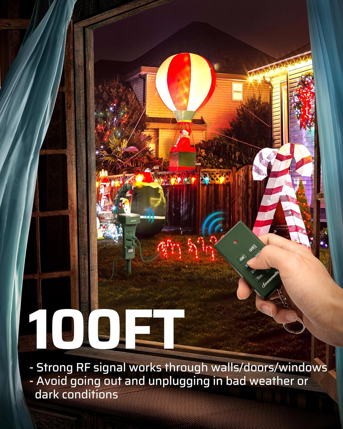 westinghouse outdoor outlet ground stake with programmable photocell timers  from Sears.com, image size:1200x1500