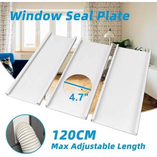 Jeacent Innovation Ish09 M999185mn Jeacent Window Seal Plates Kit For Portable Air Conditioners Plastic Ac Vent Kit For Sliding Glass Doors And Windows Adjusta