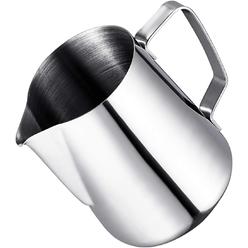 Wolltoll Milk Frothing Pitcher Stainless Steel Latte Art Creamer Cup Silver 12 Oz 350 Ml For Espresso Machines Mirror Finished Wolltoll Milk Frothing Pitcher Stainless Steel Latte Art Creamer Cup Silver 12 Oz 350 Ml For Espresso Machines Mirror Finished