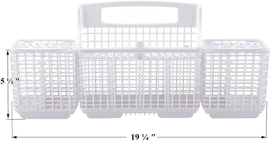 Lifetime Appliance Parts Lifetime Appliance W10807920 Silverware Basket Compatible with Whirlpool, Kenmore Dishwasher - 8562080, WP8562080, 8562086