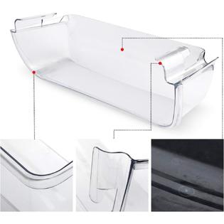 Ami Parts 14 3in L A 4 2in W A 5 5in H Clear Refrigerator Door Bin Side Shelf For Frigidai
