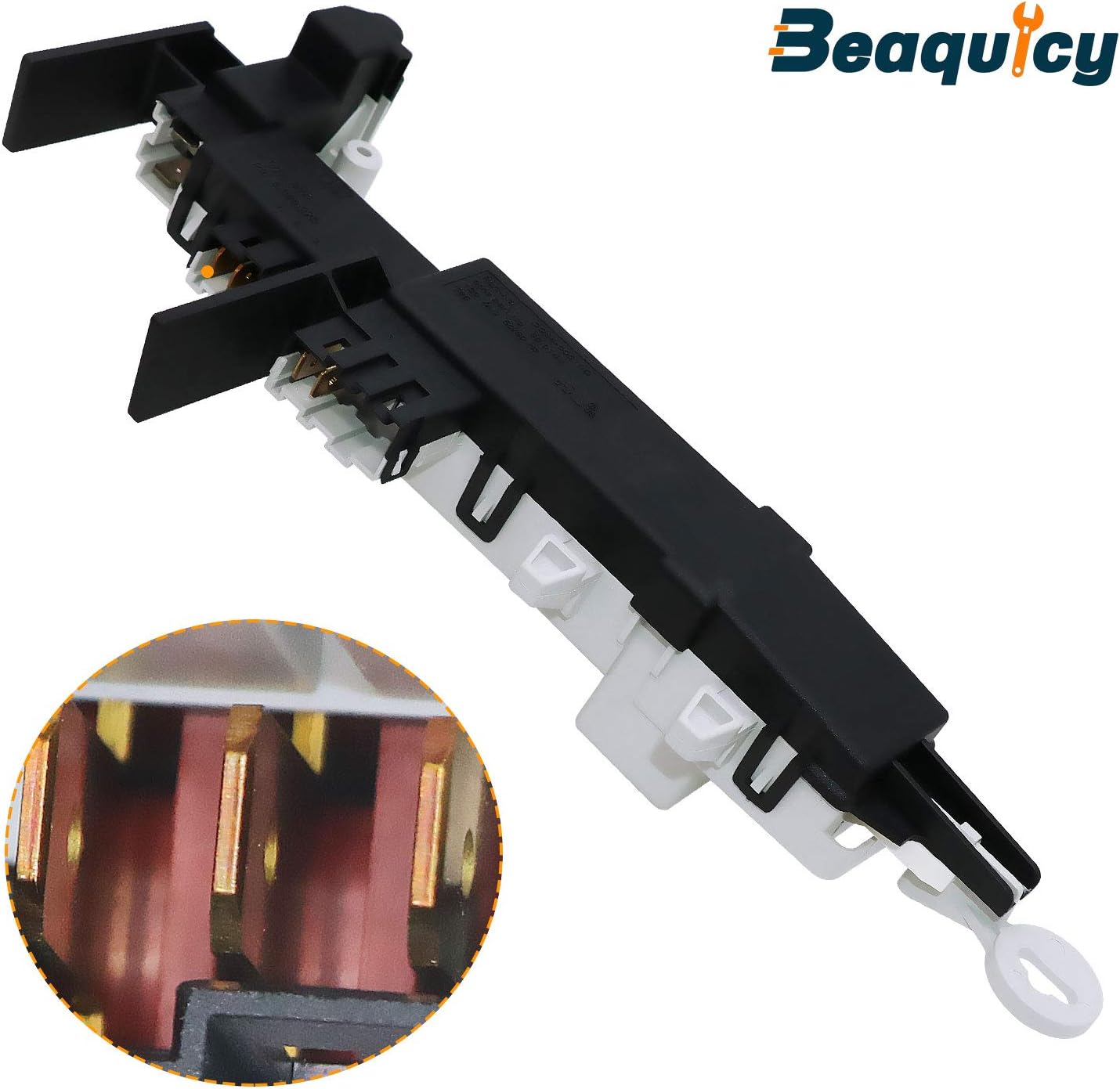 Beaquicy DC64-00519B Washer Door Lock Switch Assembly GENUINE Part - Replacement for Samsung Washer - OEM Original Washing Machine Door