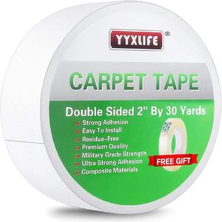 Yyxlife Rug Tape Double Sided Carpet Heavy Duty Tape Carpet Adhesive Rug Gripper Removable Multi Purpose Tape Cloth For Area Rugs Outdo Yyxlife Rug Tape Double Sided Carpet Heavy Duty Tape Carpet Adhesive Rug Gripper Removable Multi Purpose Tape Cloth For Area Rugs Outdo