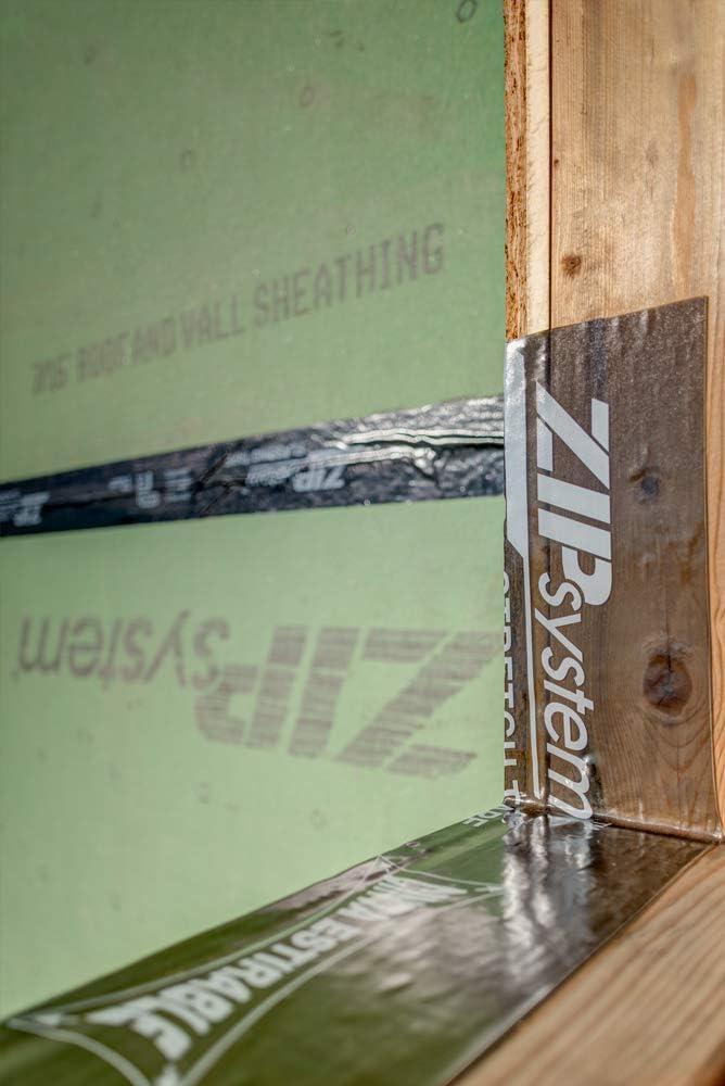 Huber Engineered Woods Huber Zip System Stretch Tape 3 Inches X 20 Feet Self Adhesive Flexible Flashing For Doors Windows Huber Engineered Woods Huber Zip System Stretch Tape 3 Inches X 20 Feet Self Adhesive Flexible Flashing For Doors Windows
