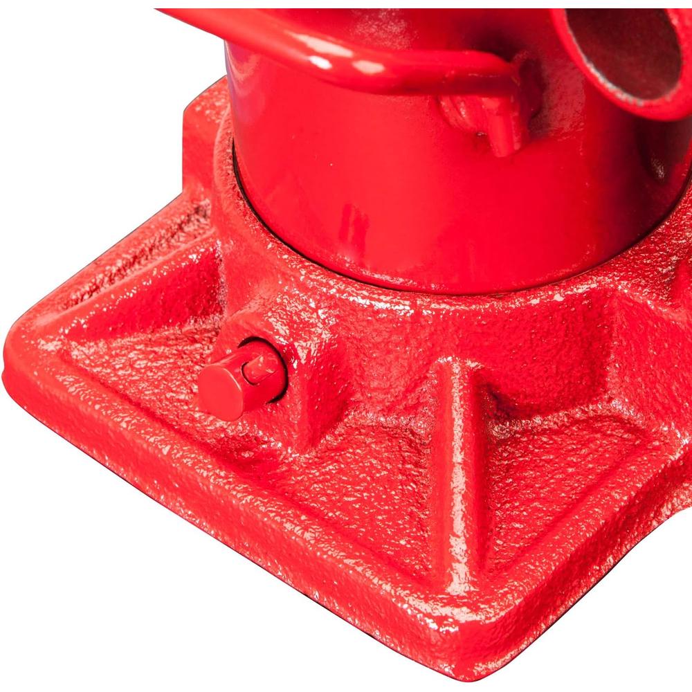 TORIN BIG RED T91207A  Hydraulic Stubby Low Profile Welded Bottle Jack, 12 Ton (24,000 lb) Capacity, Red