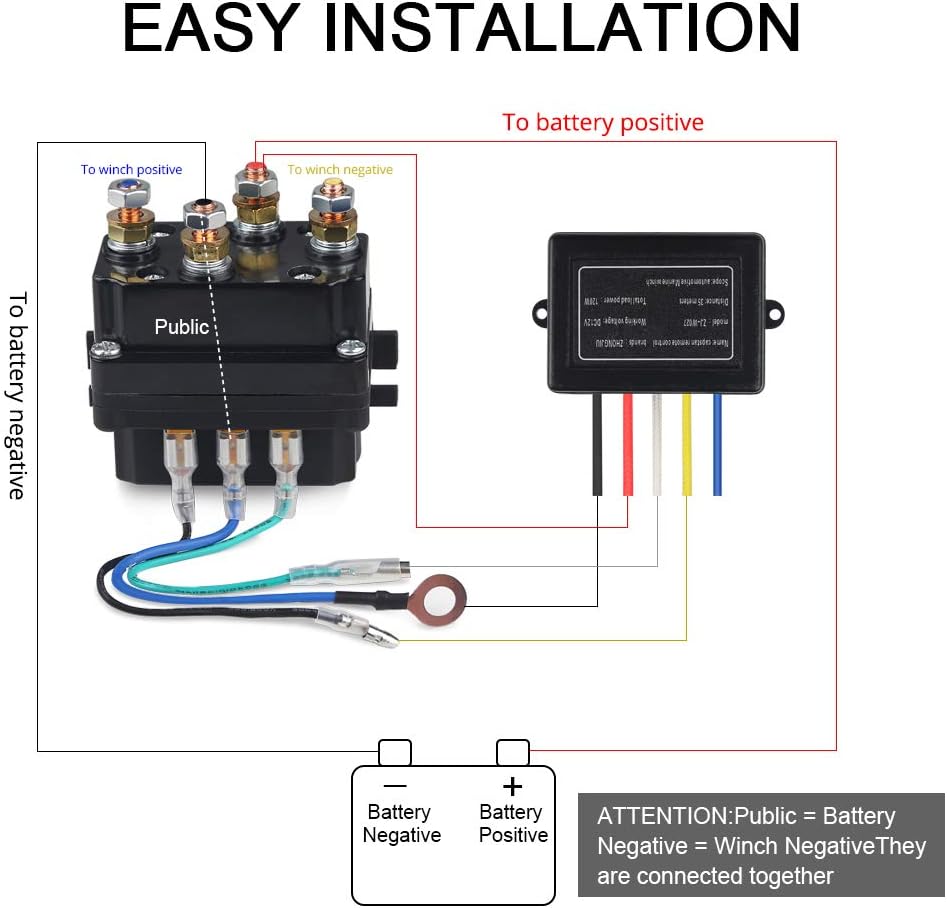 Wireless winch remote wiring diagram
