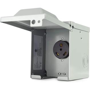 Snowyfox 30 Amp Rv Power Outlet Box Outdoor Electrical 125 Volt Nema Tt 30r Receptacle Enclosed Lockable Weatherproof Electric Car Gene Snowyfox 30 Amp Rv Power Outlet Box Outdoor Electrical 125 Volt Nema Tt 30r Receptacle Enclosed Lockable Weatherproof Electric Car Gene