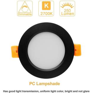 Ygs Tech 2 Inch Led Recessed Lighting Dimmable Downlight 3w 35w Halogen Equivalent 2700k Ultra Warm White Cri80 Ceiling Light W Ygs Tech 2 Inch Led Recessed Lighting, 2 Led Recessed Light Ultra Bright 3w