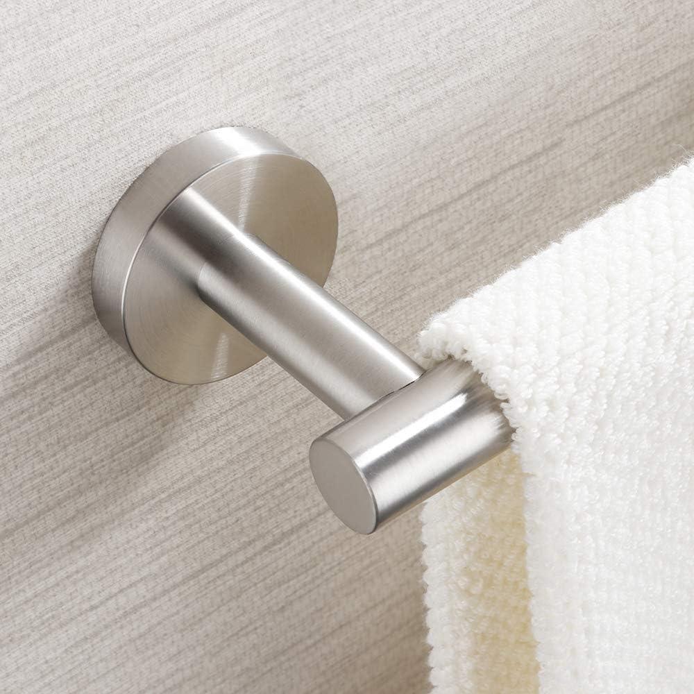 KES Home KES 9 Inches Hand Towel Bar Bathroom Towel Holder Kitchen Dish Cloths Hanger SUS304 Stainless Steel RUSTPROOF Wall Mount No Dri