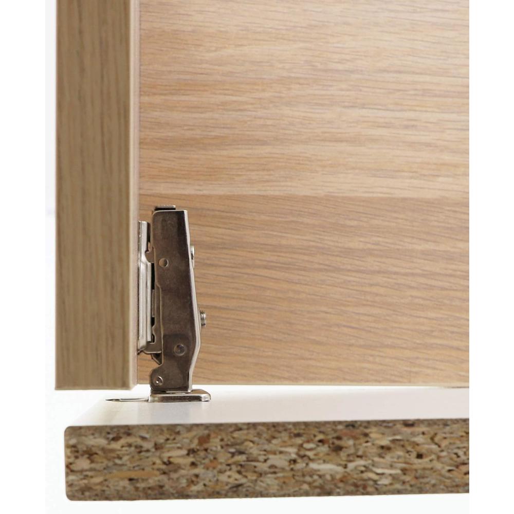 SH-ABC DecoBasics Kitchen Cabinet Frameless Hinges (Pack of 2), Soft Close Door Hinges, Metal Hinges For Kitchen Drawers, Cabinet Hard