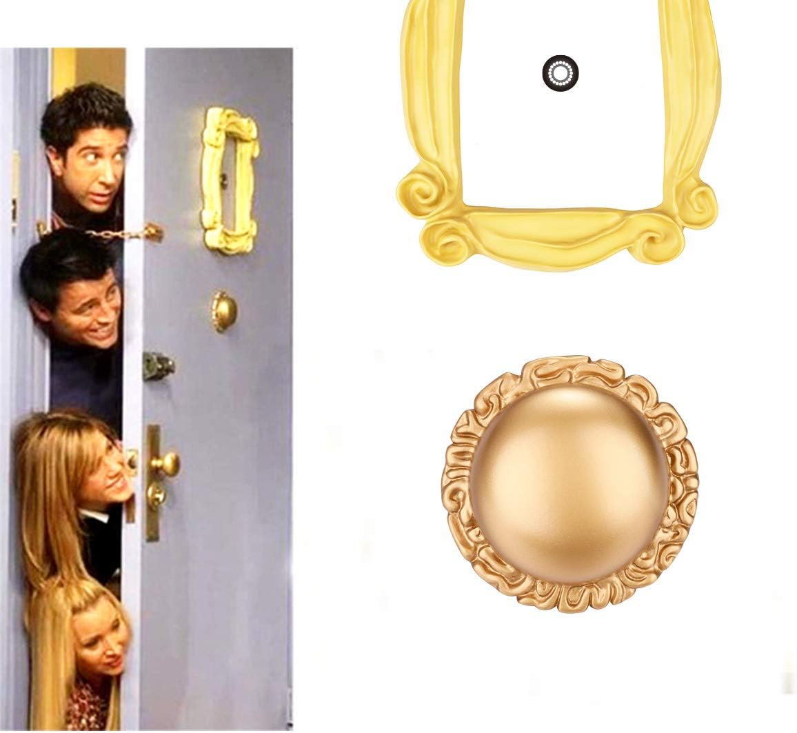 WZHH Friends TV Show Merchandise Friends Round Doorbell Replica of Doorbell Seen in Monica's Door-Just one Round Doorbell !