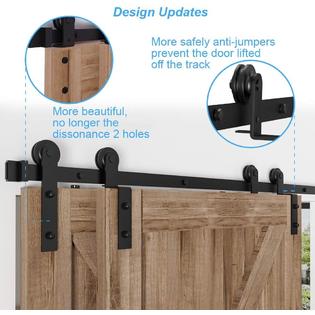 Zekoo 4 Ft 12 Ft Bypass Sliding Barn Door Hardware Kit Single Track Double Wooden Doors Use Flat Track Roller One Piece Rail Low Zekoo 4 Ft 12 Ft Bypass Sliding Barn Door Hardware Kit Single Track Double Wooden Doors Use Flat Track Roller One Piece Rail Low