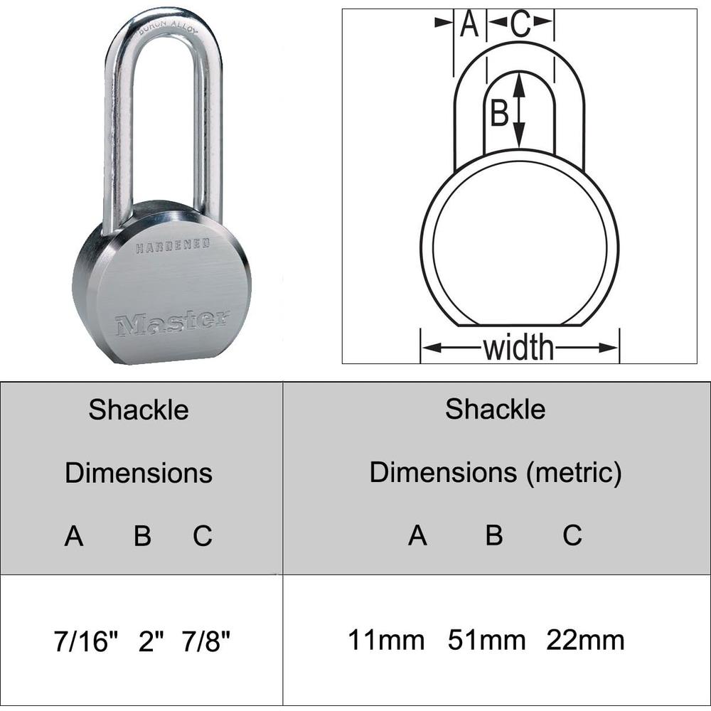 Master Lock - (1) High Security Pro Series Keyed Alike Padlock 6230NKALH w/BumpStop Technology