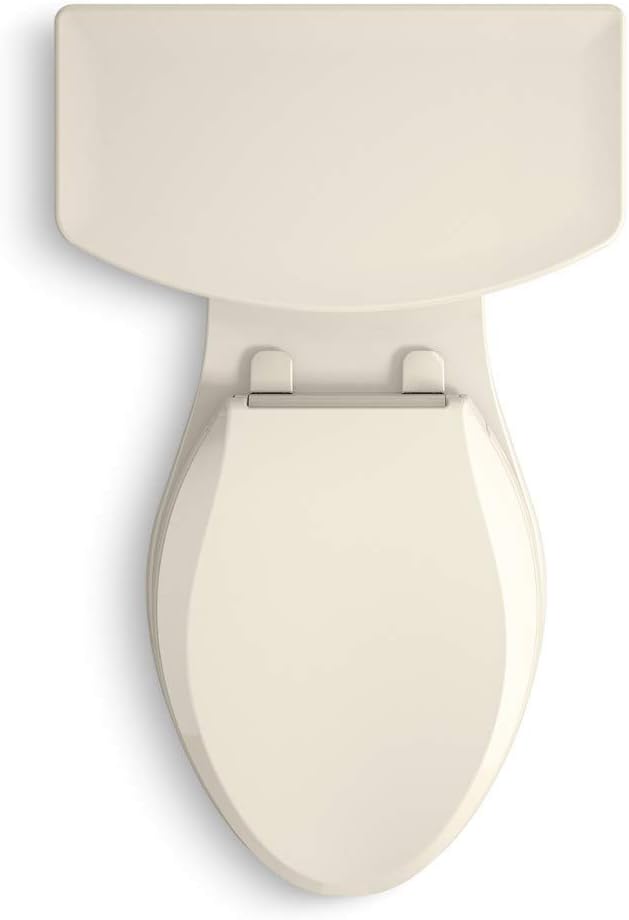 Kohler K 4636 47 Cachet Quiet Close With Grip Tight Bumpers Elongated Toilet Seat Almond - Do All Kohler Elongated Toilet Seats Fit