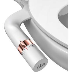 Veken Ultra-Slim Bidet, Non-Electric Dual Nozzle (Posterior/Feminine Wash) Fresh Water Sprayer Bidet for Toilet, Adjustable Water Pre