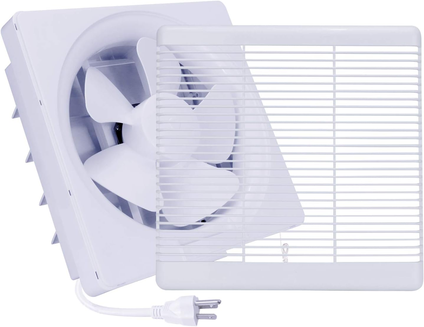 HUGOOME Exhaust Shutter Fan 176 CFM, 2 Direction Reversible ...