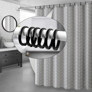 Top Spring Black Shower Curtain Hooks Top Spring Black Shower Curtain Hooks