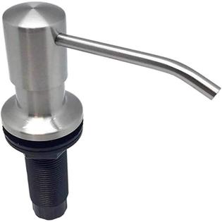 Ultimate Kitchen Soap Dispenser For Kitchen Sink Satin Finish Stainless Steel Refill From The Top Built In Sink Soap Dispenser With Large