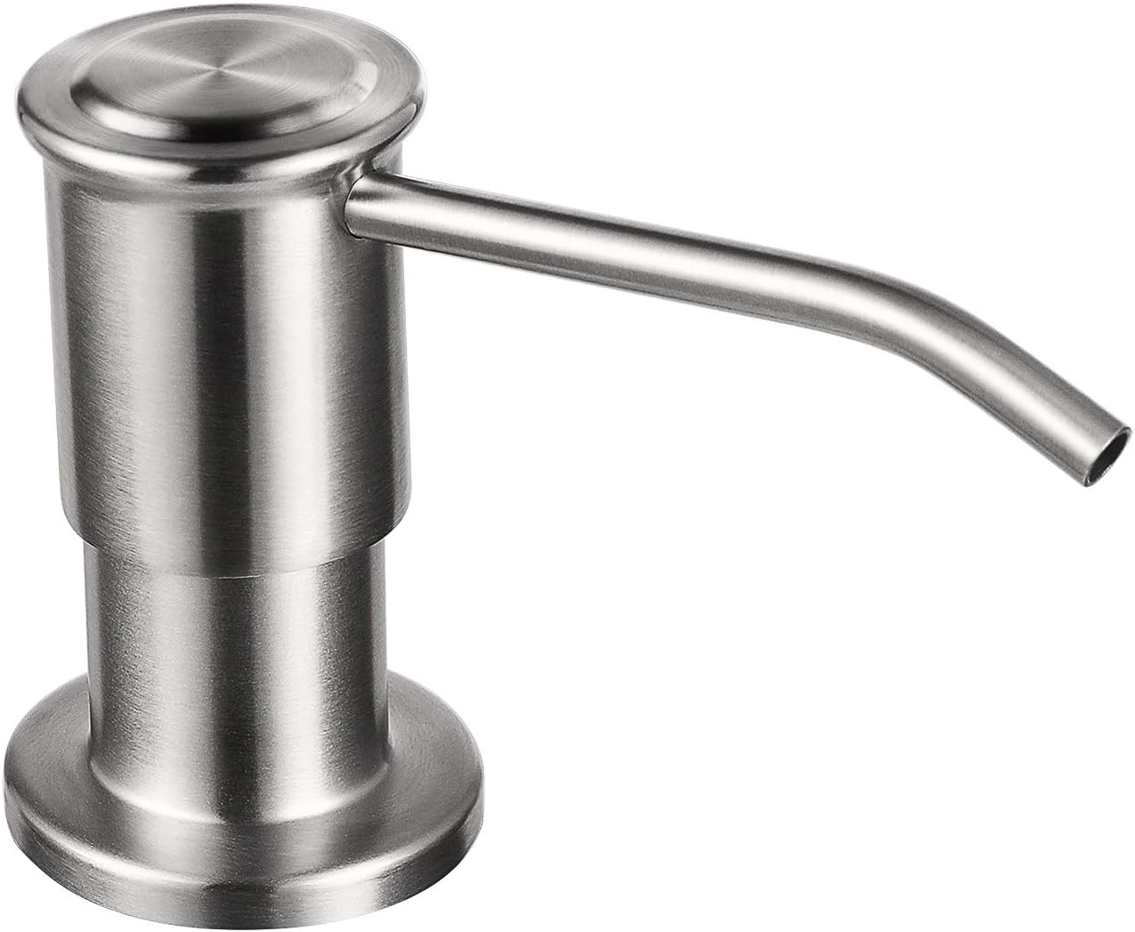 Samodra SAMODRA Sink Soap Dispenser, Stainless Steel Pump Head-Built in  Design Refill Liquid from the Top with 17 OZ Bottle-3.15 Inch T