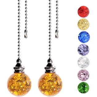 Sur Ciel Ish09 M960786mn Ceiling Fan Pull Chain Decorative Crstal Extension Ornaments With 21 Inches 3 2mm Diame Sur Ciel Ish09 M960786mn Ceiling Fan, Decorative Pull Chains For Ceiling Fans