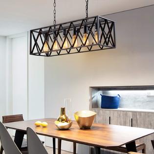 Pynsseu Industrial Kitchen Island Pendant Lighting ...